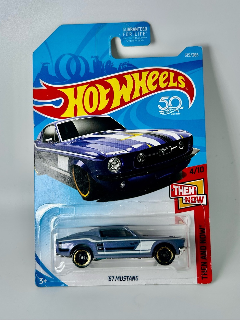 Hot Wheels '67 Mustang 315/365 Then And Now 4/10 Purple NEW For 2018 Ford